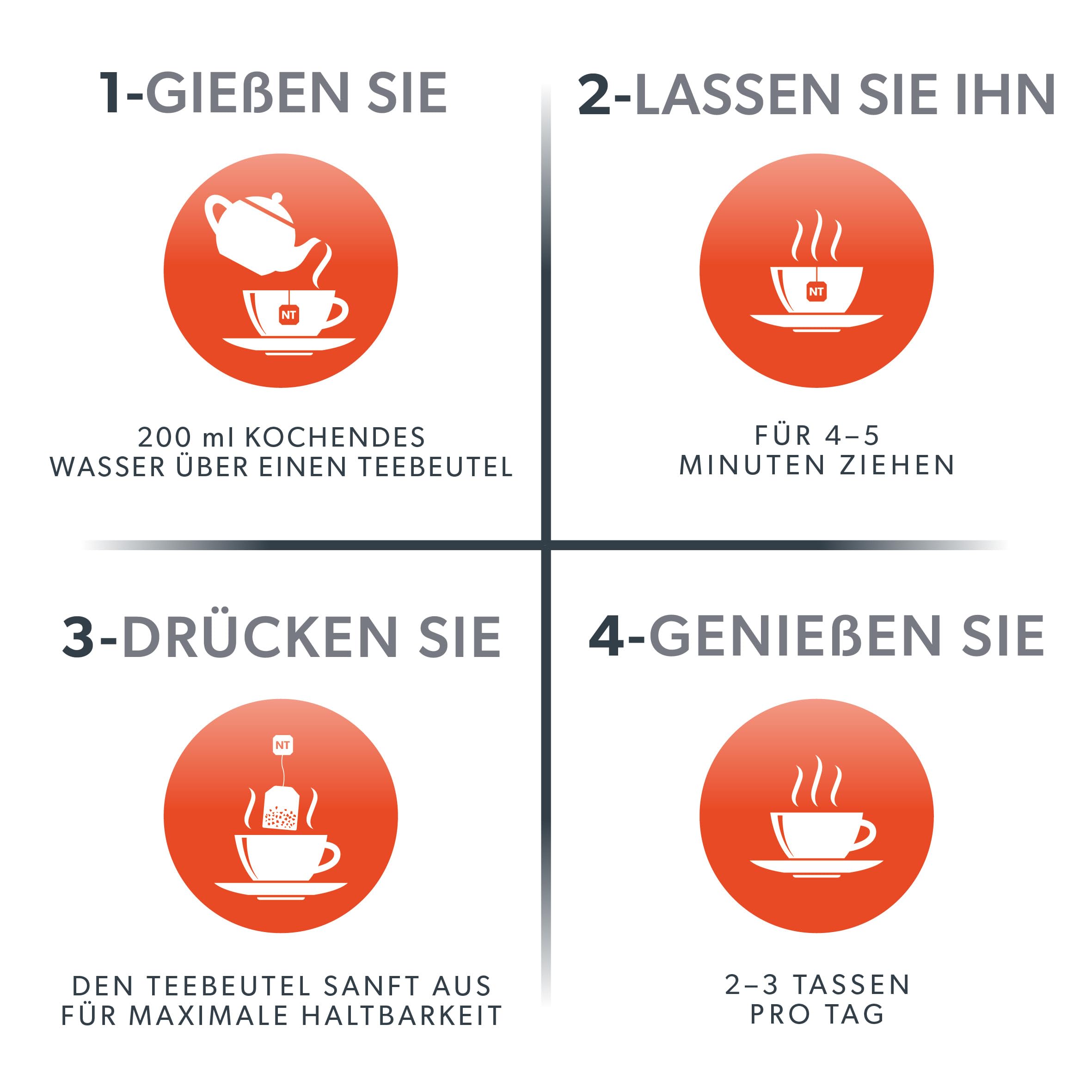 Nutra Tea NUTRAREFLUX, Magendarmtee hilft bei Magen-Darm Beschwerden, Darm Tee kann das Gefühl von Unbehagen reduzieren, 120 wiederverwendbare Teebeutel, Kräutertee bei Verdauungsbeschwerden