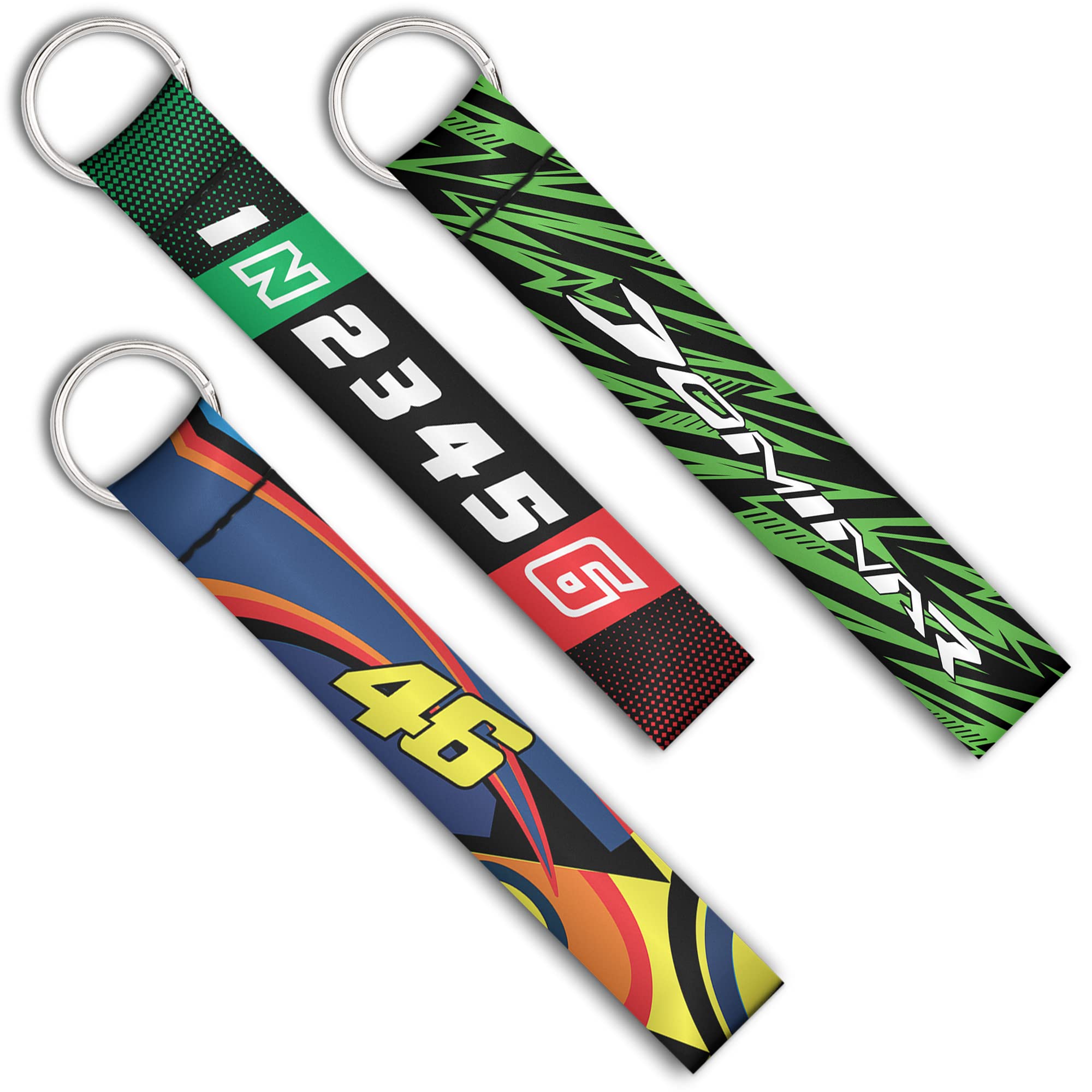 MOTOPULSEBajaj Dominar | keychain for bikes | 3 NEW Premium Keychains | key chain for car. (VR46)