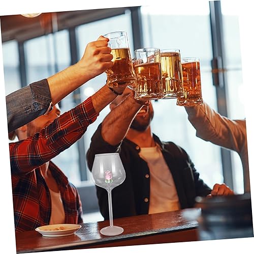 Vista 4 de Copa de vino tinto de cristal para copa de cóctel, copa de cóctel para Halloween, Navidad, boda, fiesta de cumpleaños, decoración de bar