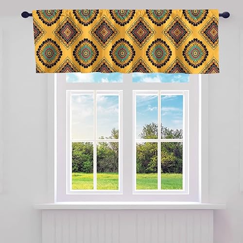 Miniatura 5 de Erosebridal Cortinas para ventana de cabina de teléfono, cortinas de cenefa Londres Big Ben, cenefas opacas con temática británica, cenefa HePattern