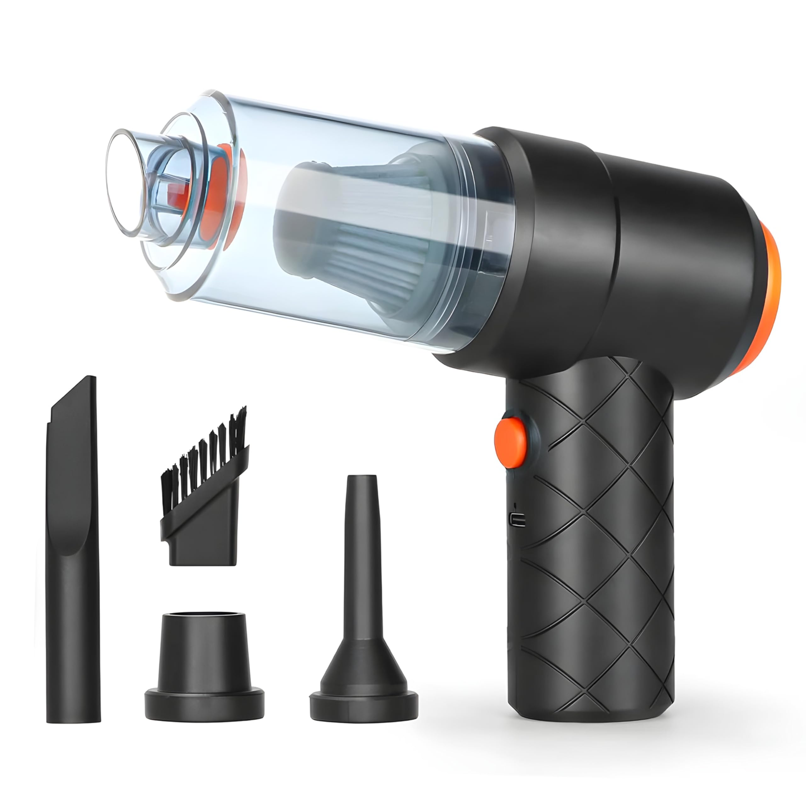 TEXUM TVC-A50D Vacuum Cleaner, Portable High Power Brush Motor Vacuum Cleaner. Powerful Suction - for Car, Pet Hair and Home Cleaning..