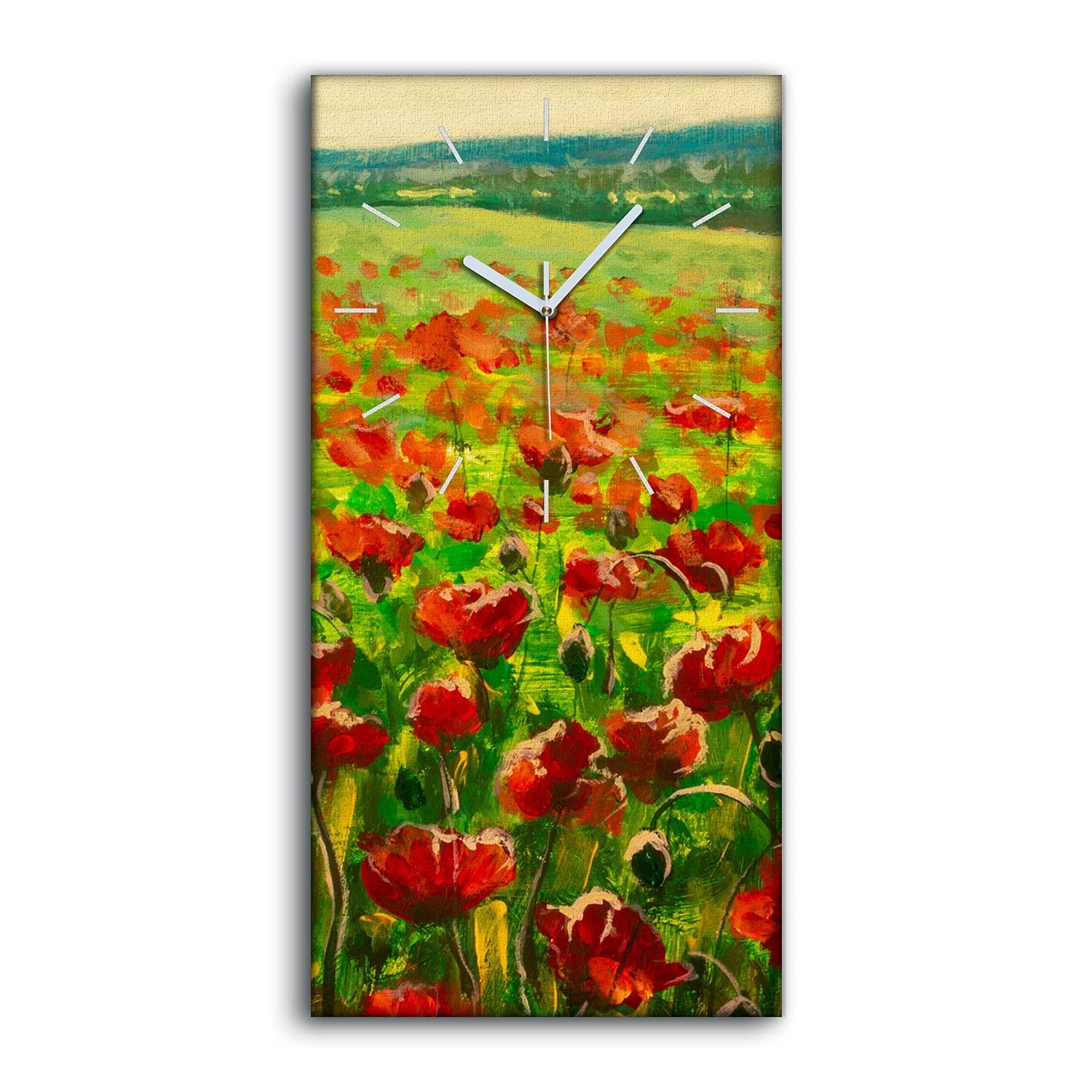 Horloge sur toile sans tic-tac pour retrouver le calme dans votre chambre