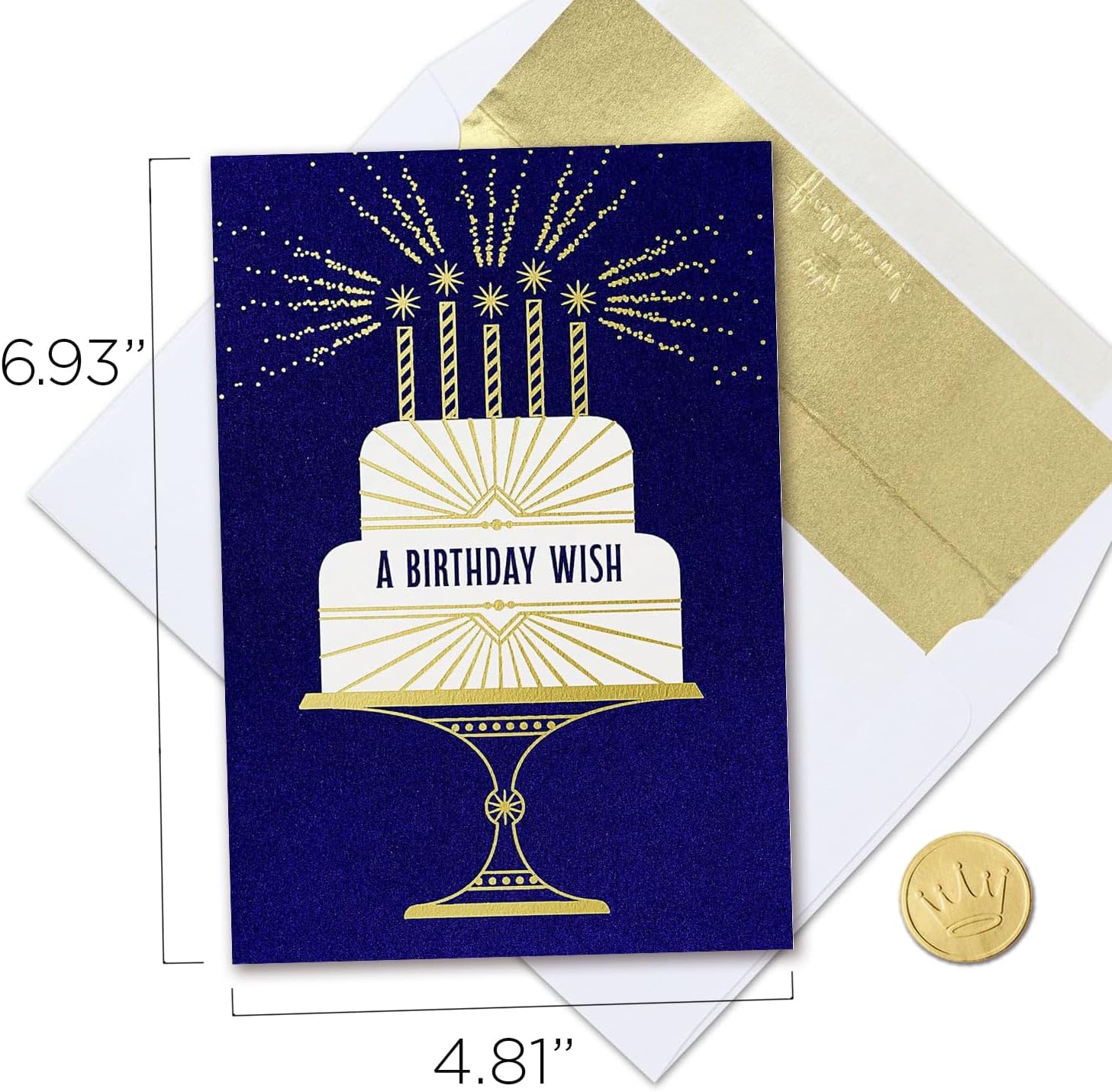 Hallmark Business Bulk 25 Pack Birthday Cards for Employees & Customers (Birthday Wish), 5 x 7 Cards, Message Inside, Envelopes Included