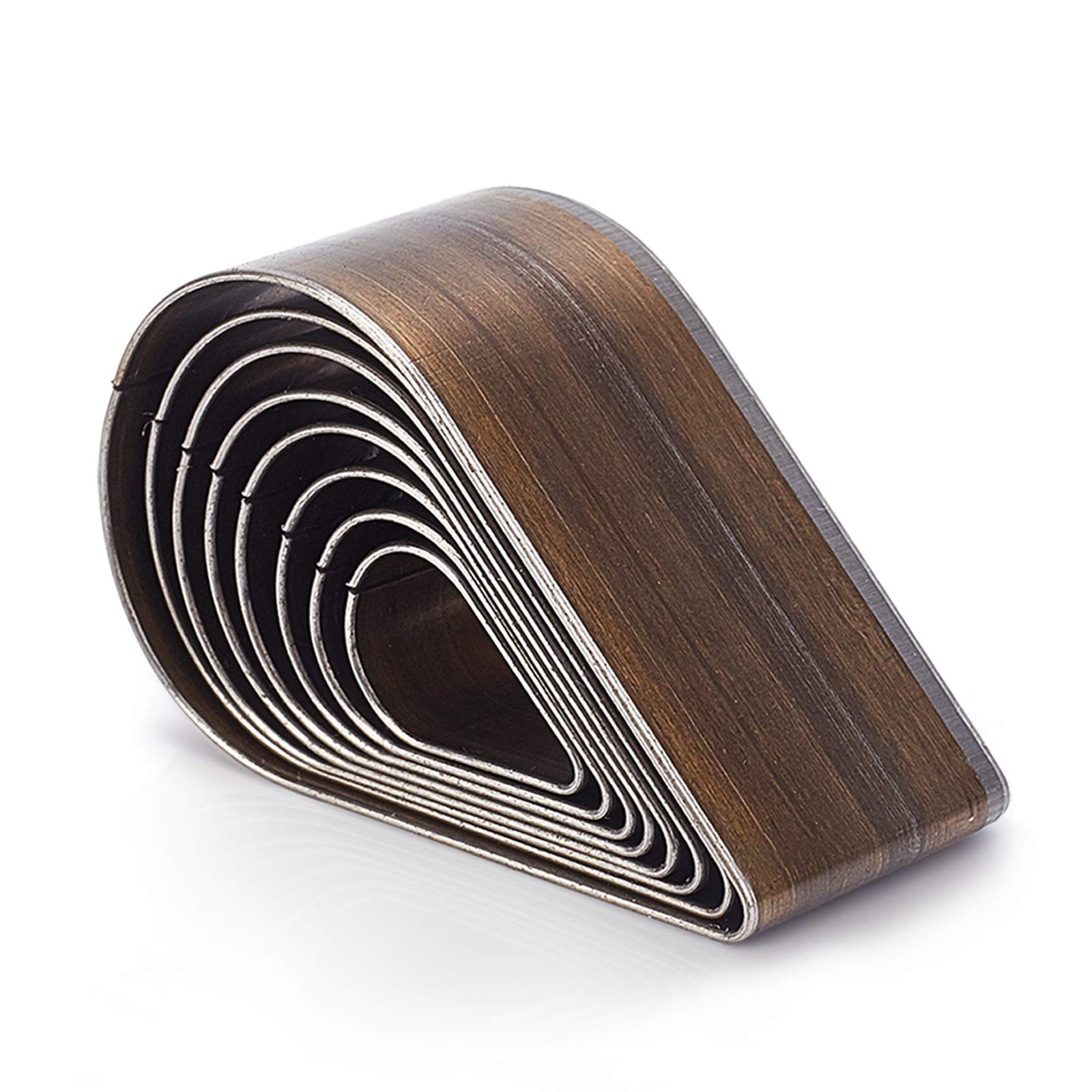 PH Padahall Leather Hole Punch Die Teardrop,8 Sizes Hole Hollow Punch Set High Carbon Steel Punch Cutter Tool Kit Cutting for Leather EVA Foam Fiber Board Clay Handmade DIY Craft