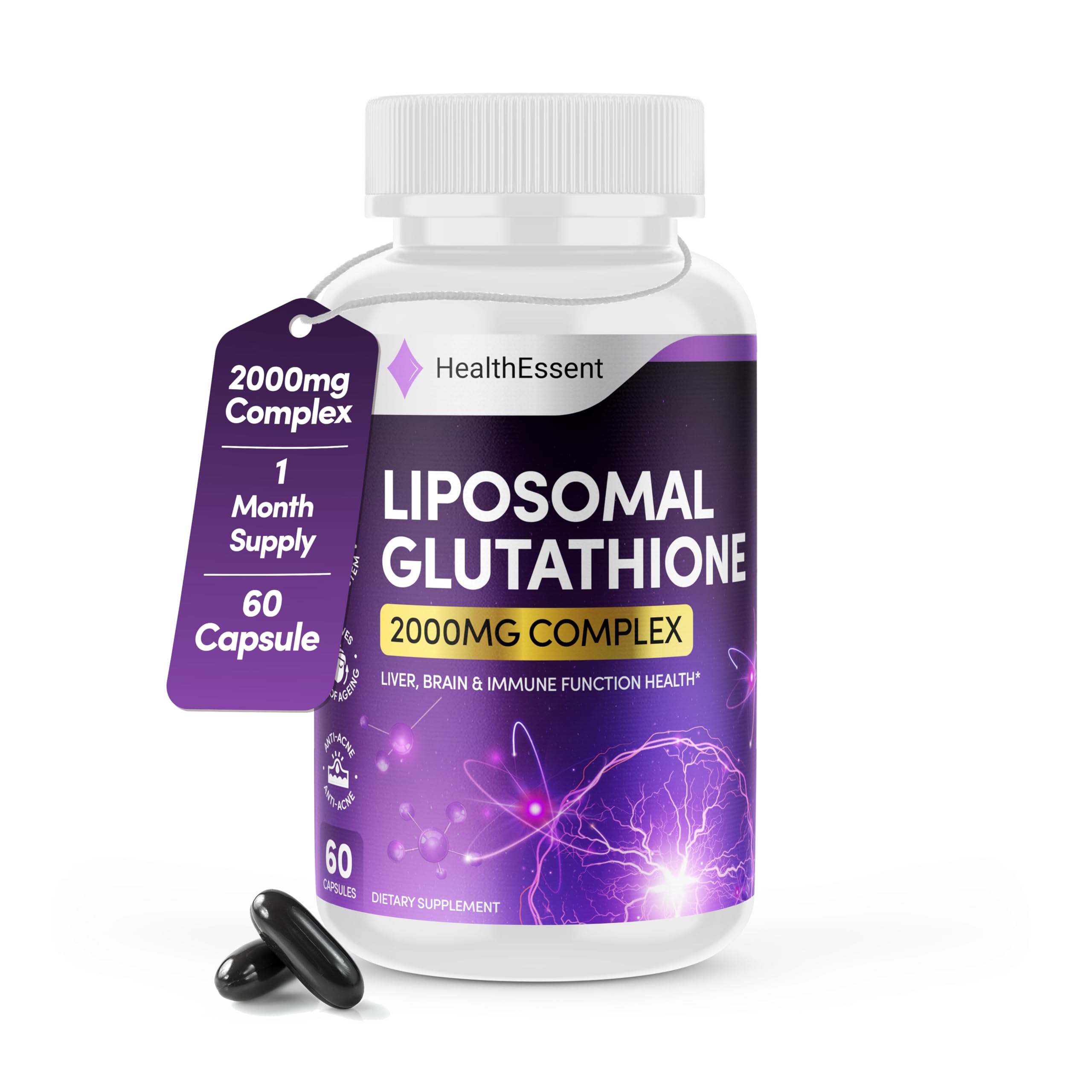 glutathione liposomal biocyte Liposomal Glutathione 2000mg with Vitamin