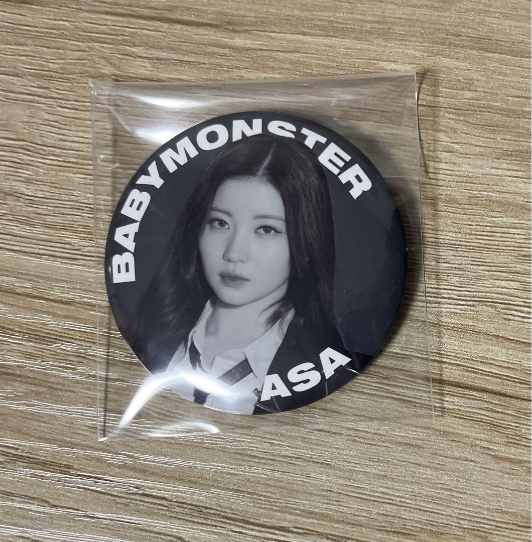 【公式品】BABYMONSTER アサ 缶バッジまとめ売り Amazon | BABYMONSTER ベビモン LIKE THAT 缶バッジ アサ | バッジ