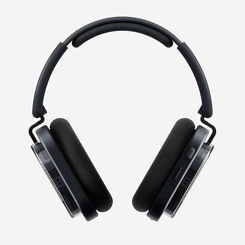 Miniatura 7 de Nothing Auriculares (1) Auriculares híbridos con cancelación activa de ruido, auriculares inalámbricos sobre la oreja con 6 micrófonos, 80 horas de