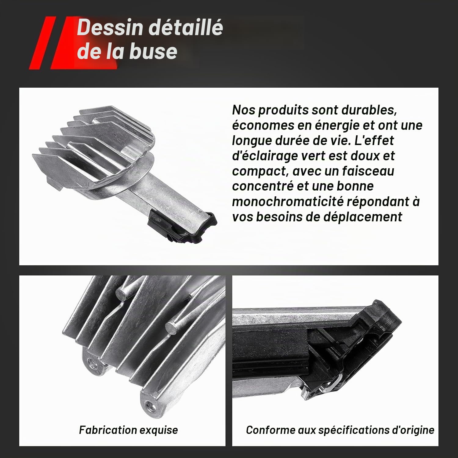 Lot de 2 modules de feux de circulation diurnes LED 63127262731 9DW177229001 - Remplacement pour série 5 F07 GT 2008-2017 F10 F11 F18 2009-2013