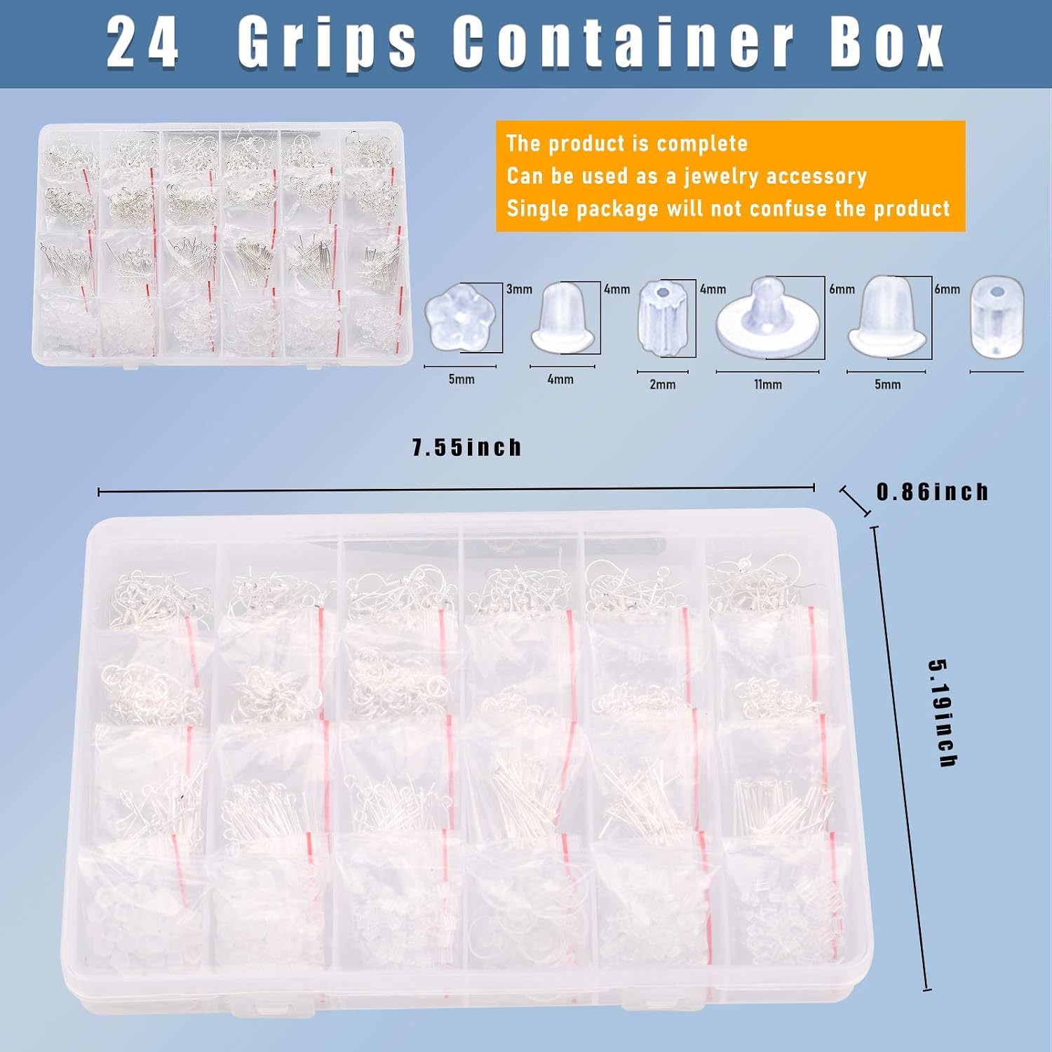 YUGDRUZY 1133PCS Earring Making Supplies Kit,Includes Earring Hooks Open Jump Rings Earring Backs Head Eye Pins Tweezers Pliers Rings Opener for Necklace Earring Bracelet Jewelry Making and Repair