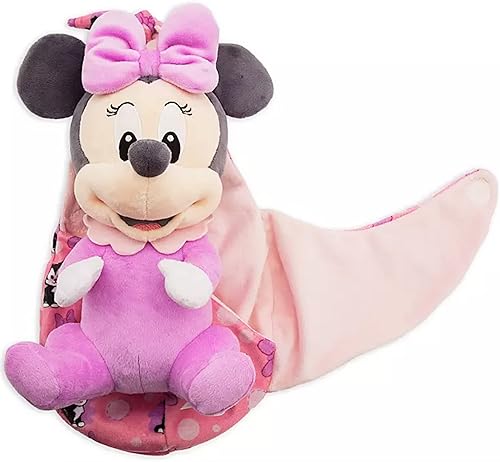 Miniatura 2 de Disney Parks Exclusivo - Almohada de felpa - Bebé en bolsa de manta Minnie 10 pulgadas