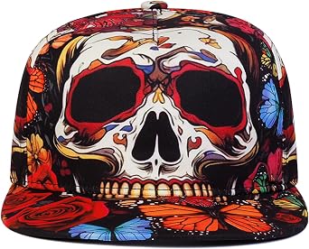 UMiCHOi Skeleton Hats Lion Hats Dollar Hats for Adults Men Women Snapback Cap Dad Hat for Teens Youth