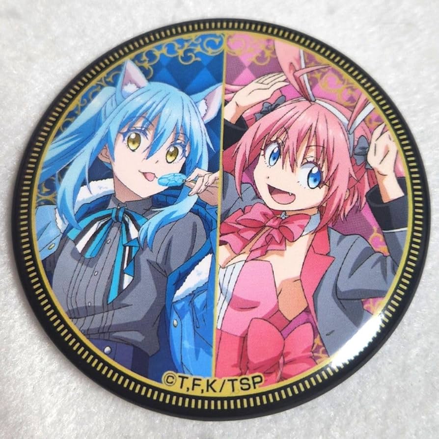 リムル　バニー　缶バッジ Amazon.co.jp: リムル ミリム 缶バッジ 不思議の国 バニー 転生