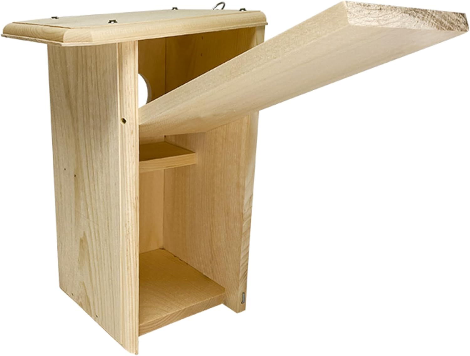 Squirrel House – Handcrafted Eastern White Pine Nesting Box – Outdoor Shelter for Squirrels, Winter Protection & Year-Round Habitat – Eco-Friendly, Made in Maine from Sustainably Sourced Wood