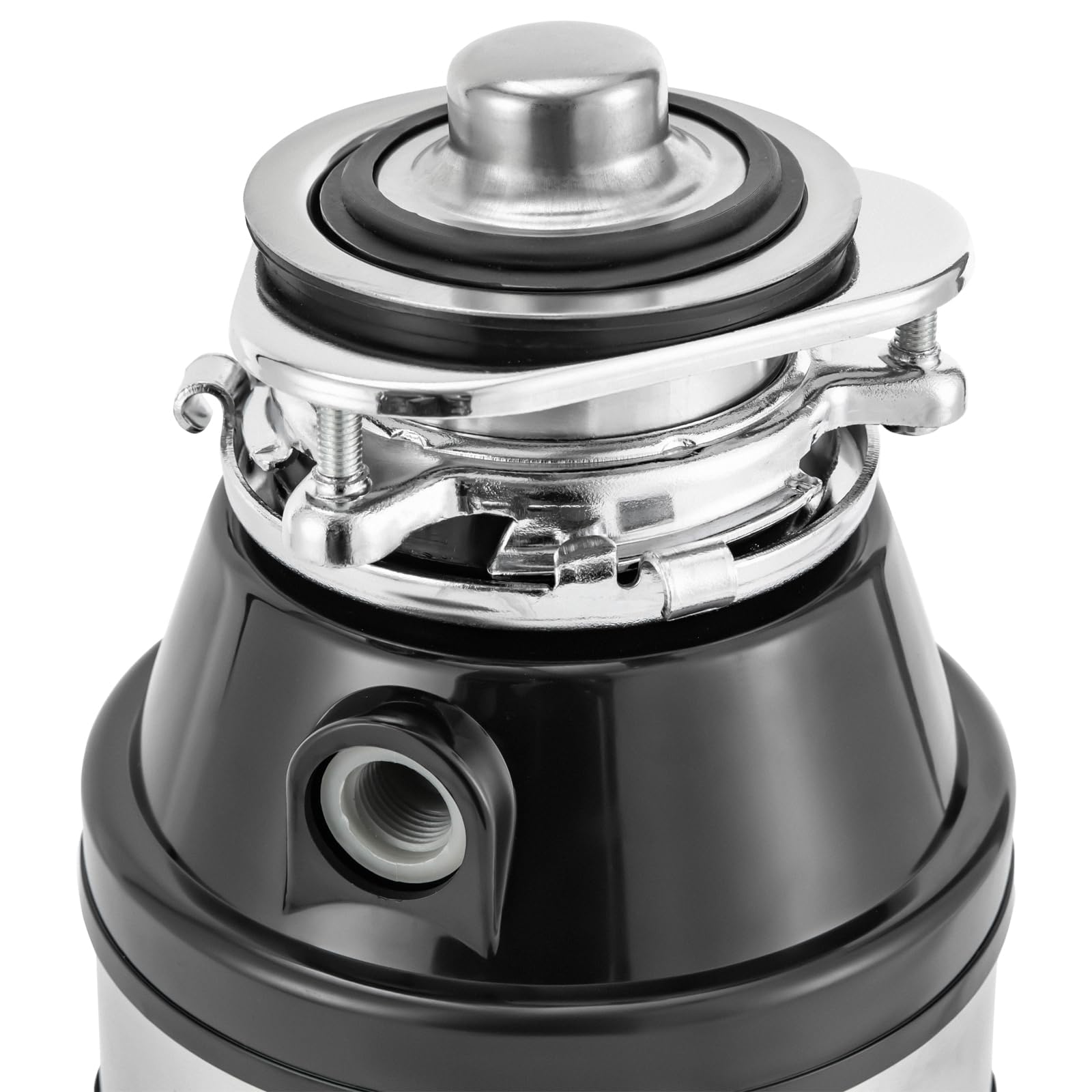 Triturador Residuos Alimentos Acero Inoxidable, Triturador Basura para Fregadero AlimentacióN Continua 1400 Ml, ProteccióN contra Sobrecargas y Ruido para Fregadero de Cocina