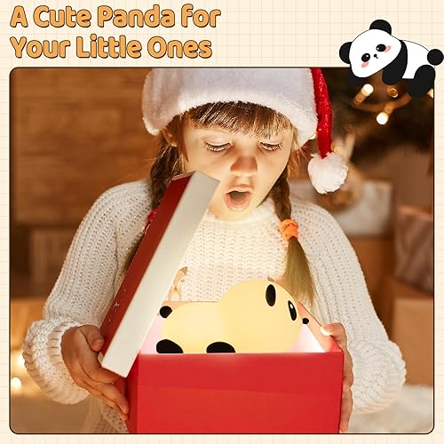 Miniatura 6 de SALUOKE Luz nocturna para cuarto de bebé, 7 colores luces de noche blandas de silicona para niños con USB recargable linda luz de bebé lámpara