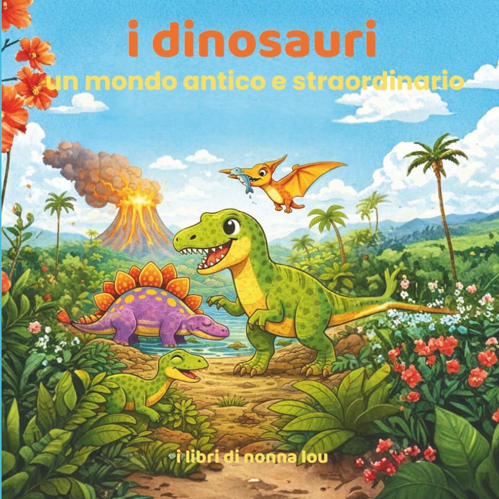 i dinosauri un mondo antico e straordinario: un libro illustrato per bambini per scoprire la preistoria