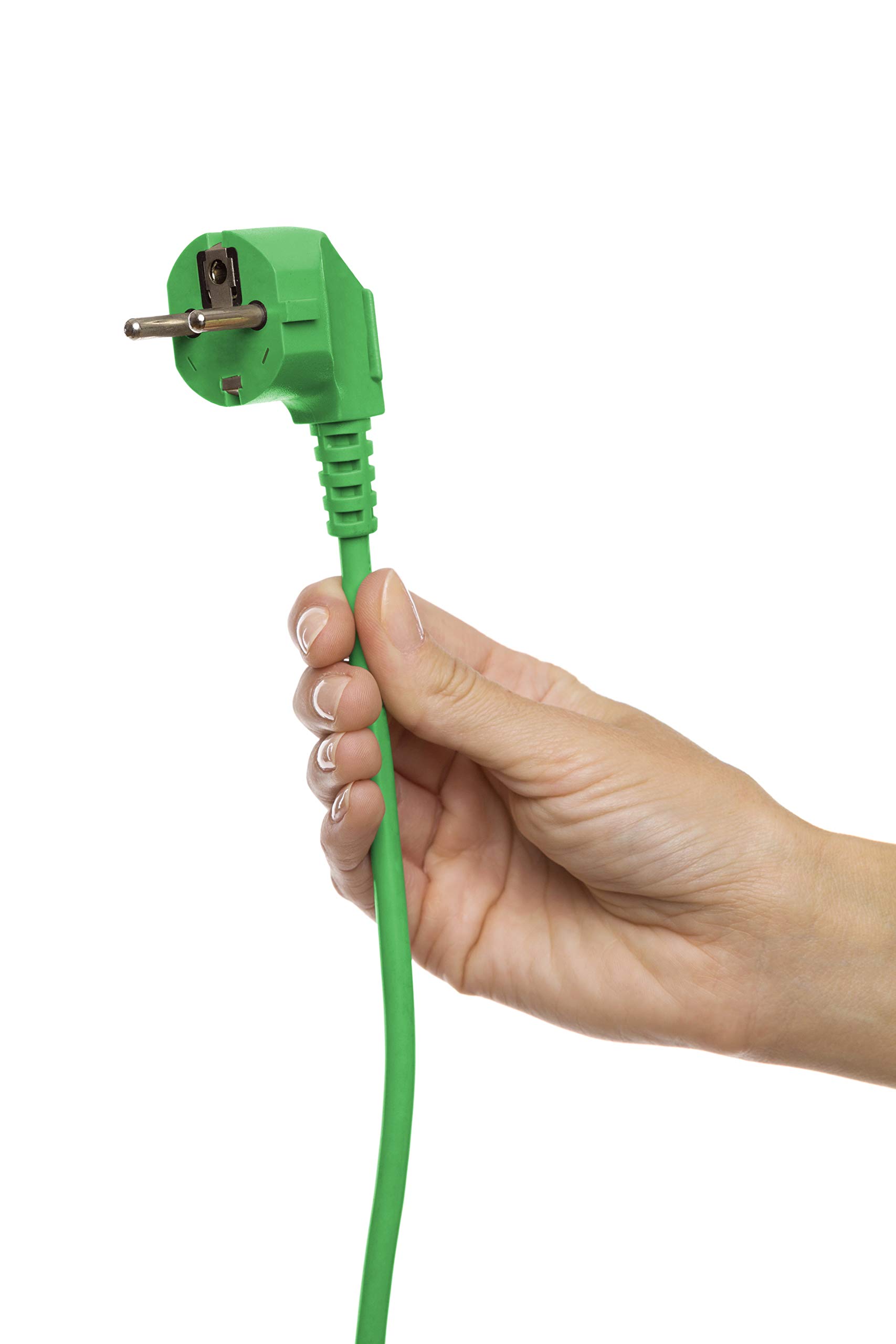 Cavo di prolunga Schuko 30 m IP44 3500 W verde per esterno