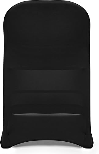 Miniatura 10 de Lann's Linens 10 fundas de silla plegables de elastano blanco para bodas, fiestas y banquetes