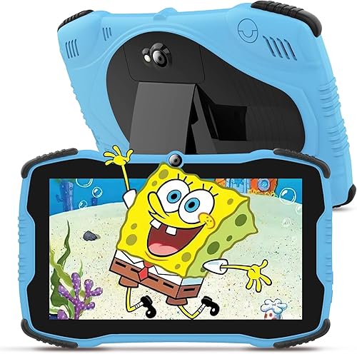 Tableta para niños de 7 pulgadas, tableta de 32 GB con WiFi YouTube, tableta de aprendizaje para niños, contenido educativo gratuito, tableta de