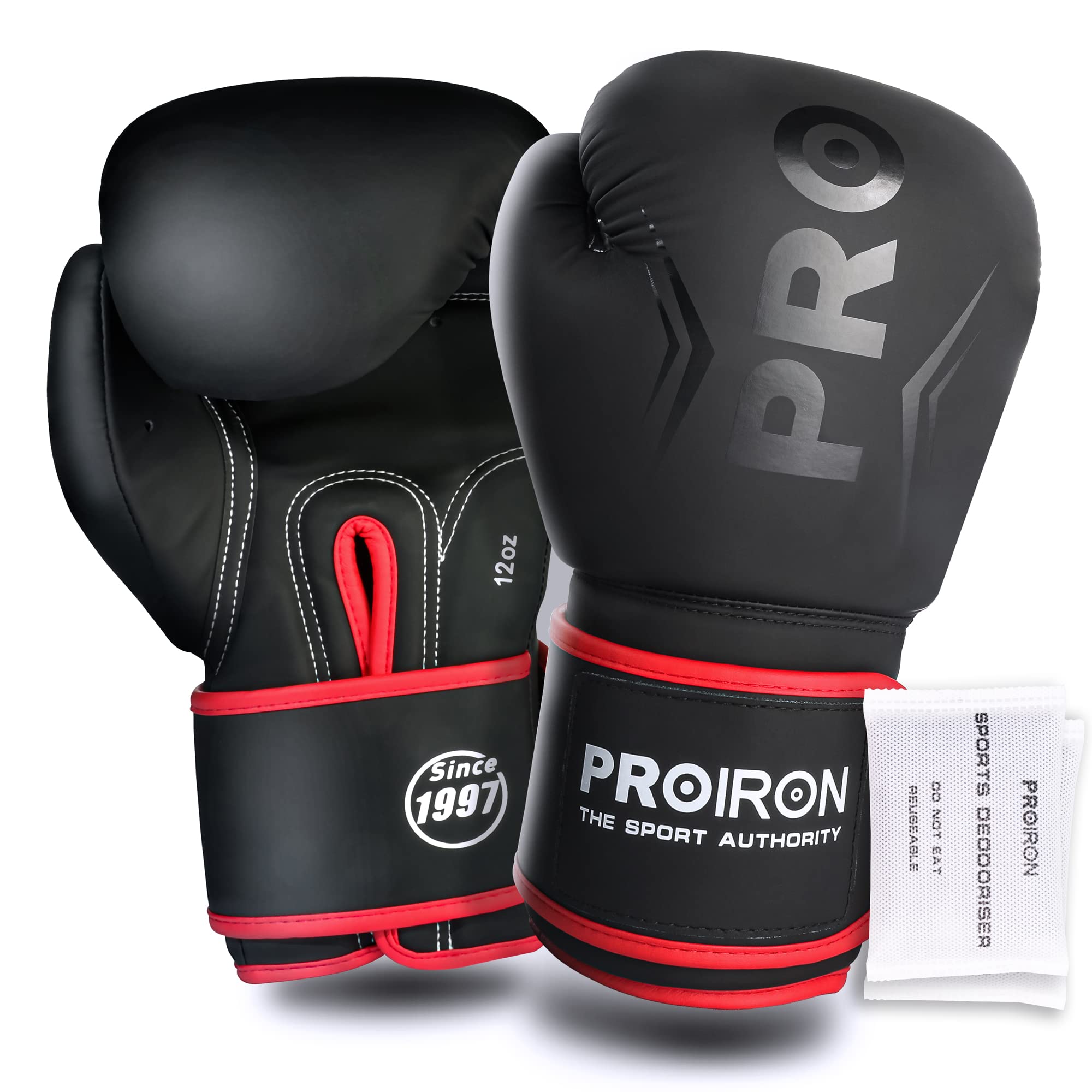 PROIRON Boxing Gloves 8oz, 10oz, 12oz, 14oz Punching Gloves for Boxing Thick, Durable, and Comfortable Boxing Gloves with Maintenance Bag 180-Day Warranty