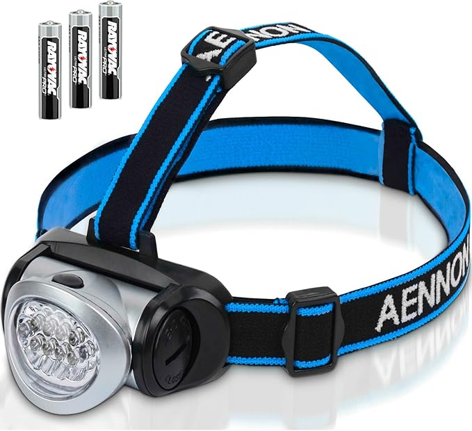 Aennon Lightweight LED Headlamp Flashlight