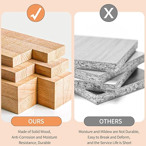 Miniatura 9 de Silla alta de madera para niños pequeños, silla alta ajustable con cojín impermeable de alto rebote para niños pequeños a adolescentes, silla de