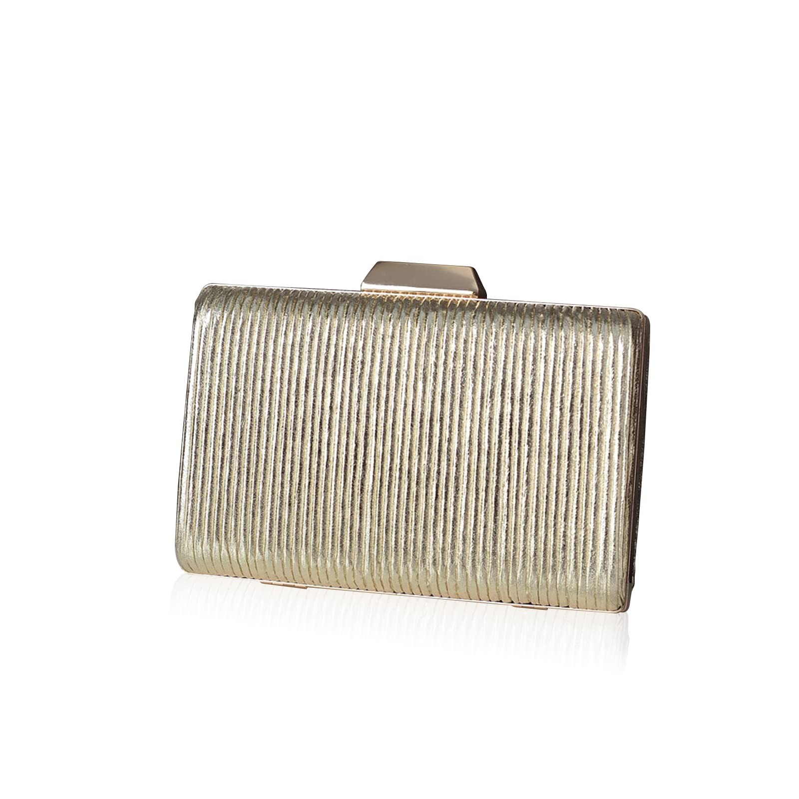 CORIOS Bolso de Fiesta para Mujer Clutch de Cuero PU Elegante Bolsos Bandolera Brillante Bolsa de Noche Bolso de Boda Bolso de Hombro para Fiesta de Graduación Boda Banquete Dorado
