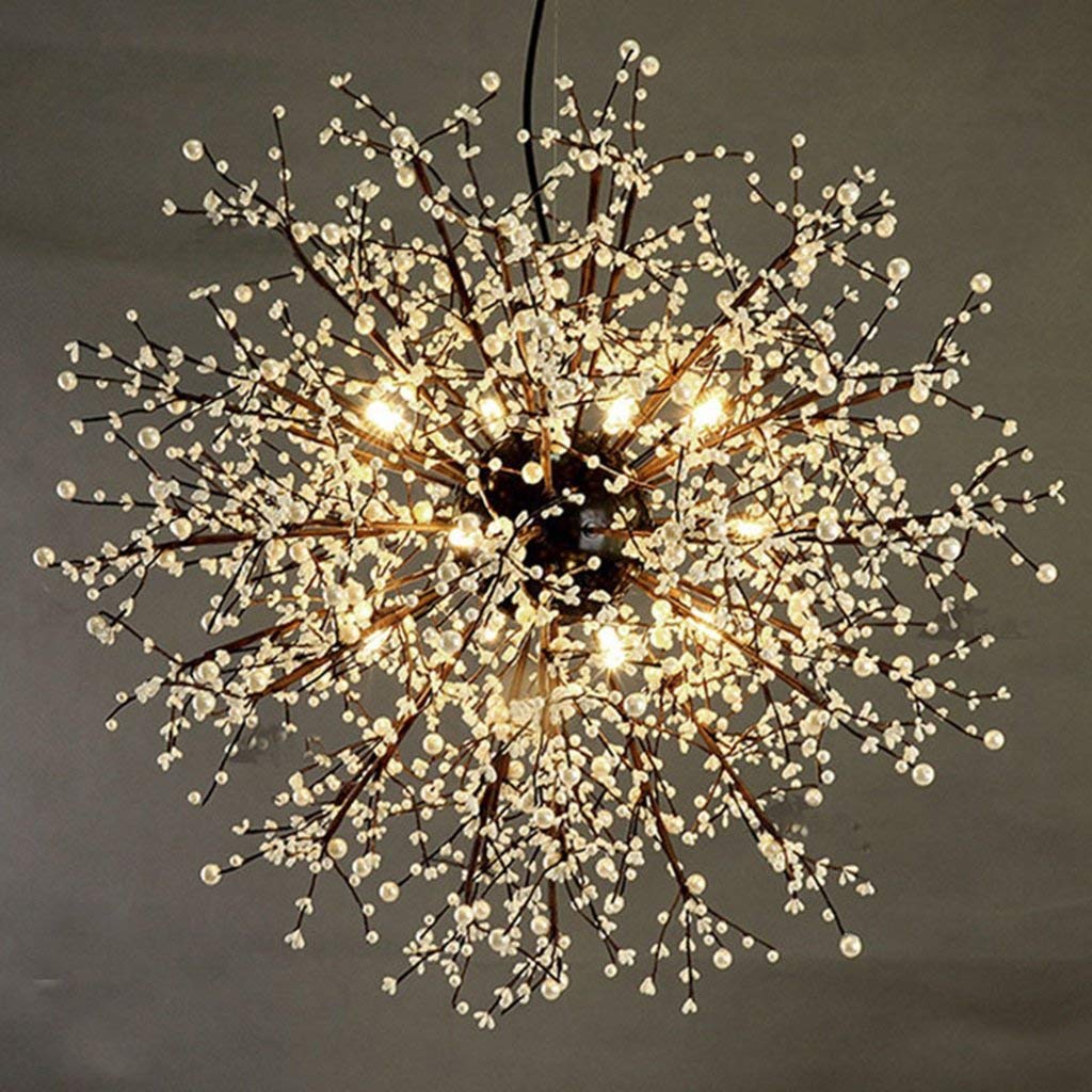 KXEcoLife Modern G4 Led Chandelier Ceiling Light for Dinning Room Living Lighting,60cm-White