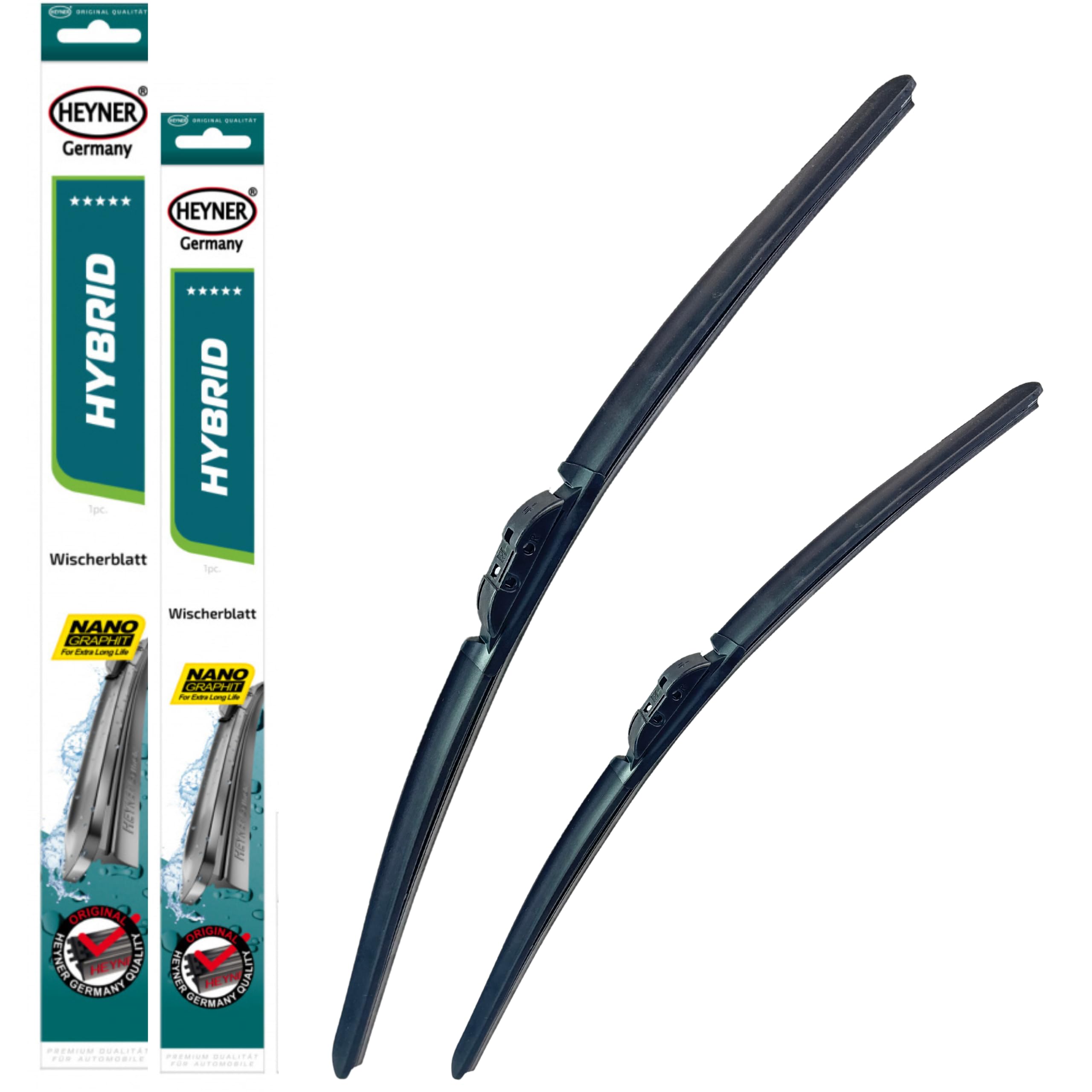 HEYNER Wipers Fits: BMW X5 E70 2007-2011 Hybrid Front Wiper Blades HH2419SL