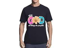 Inspirational With God All Things Are Possible Shirt