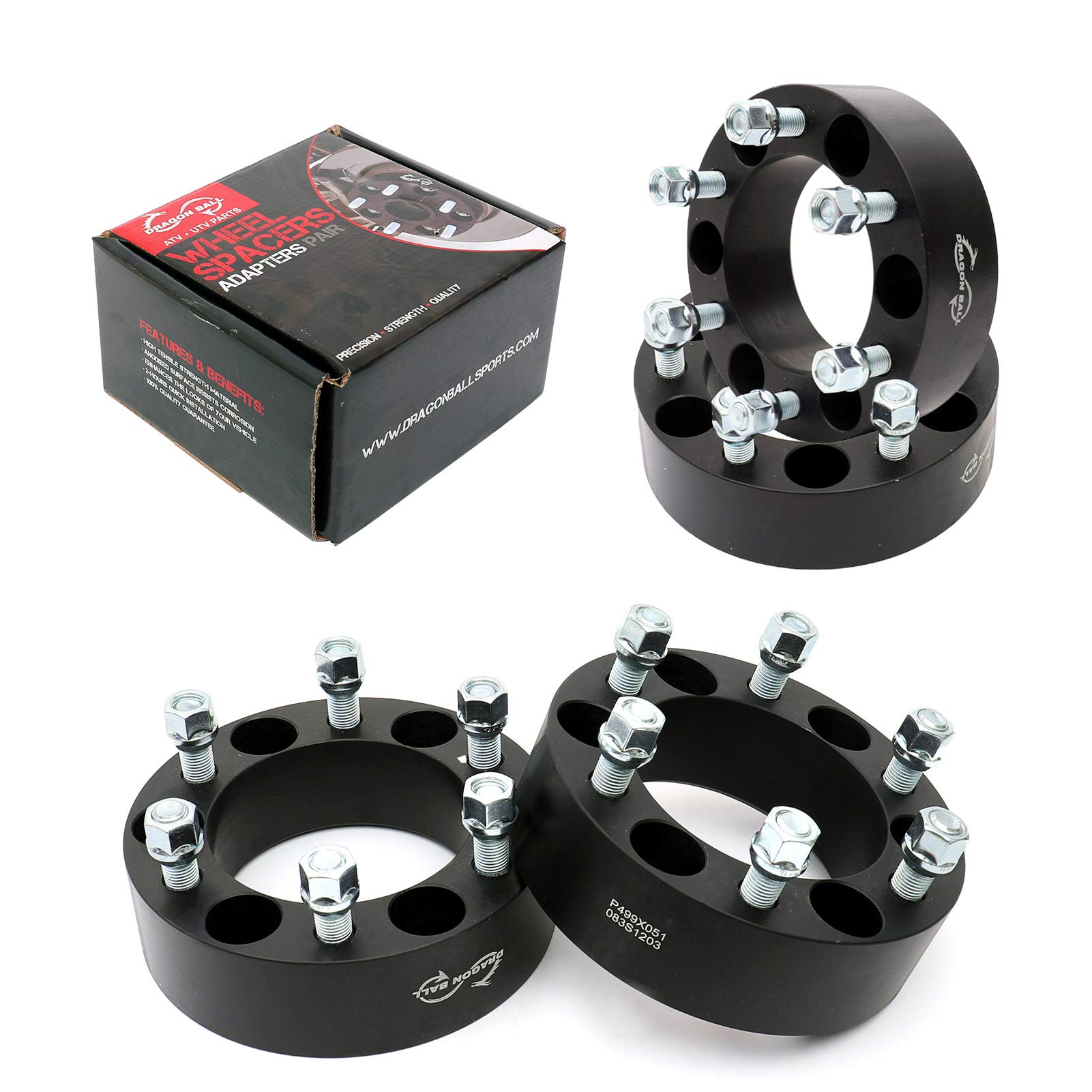 Photo 1 of HICKS 6x5.5 to 6x5.5 Wheel Spacers 2" Thick Wheel Spacer Adapters 