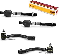 Vista 43 de Metrix Premium Chassis Parts - Kit de 4 piezas de extremos de barra de acoplamiento frontal exterior e interior compatible con Nissan Pathfinder