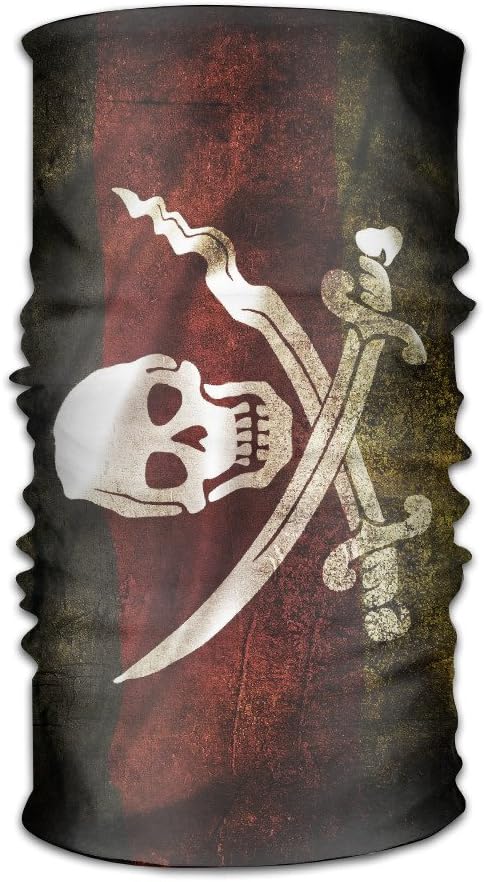 QGbird Unisex German Pirates Skull Flag Headscarf Helmet Liner Head Wrap Scarf One Size Great Gifts For Men Women