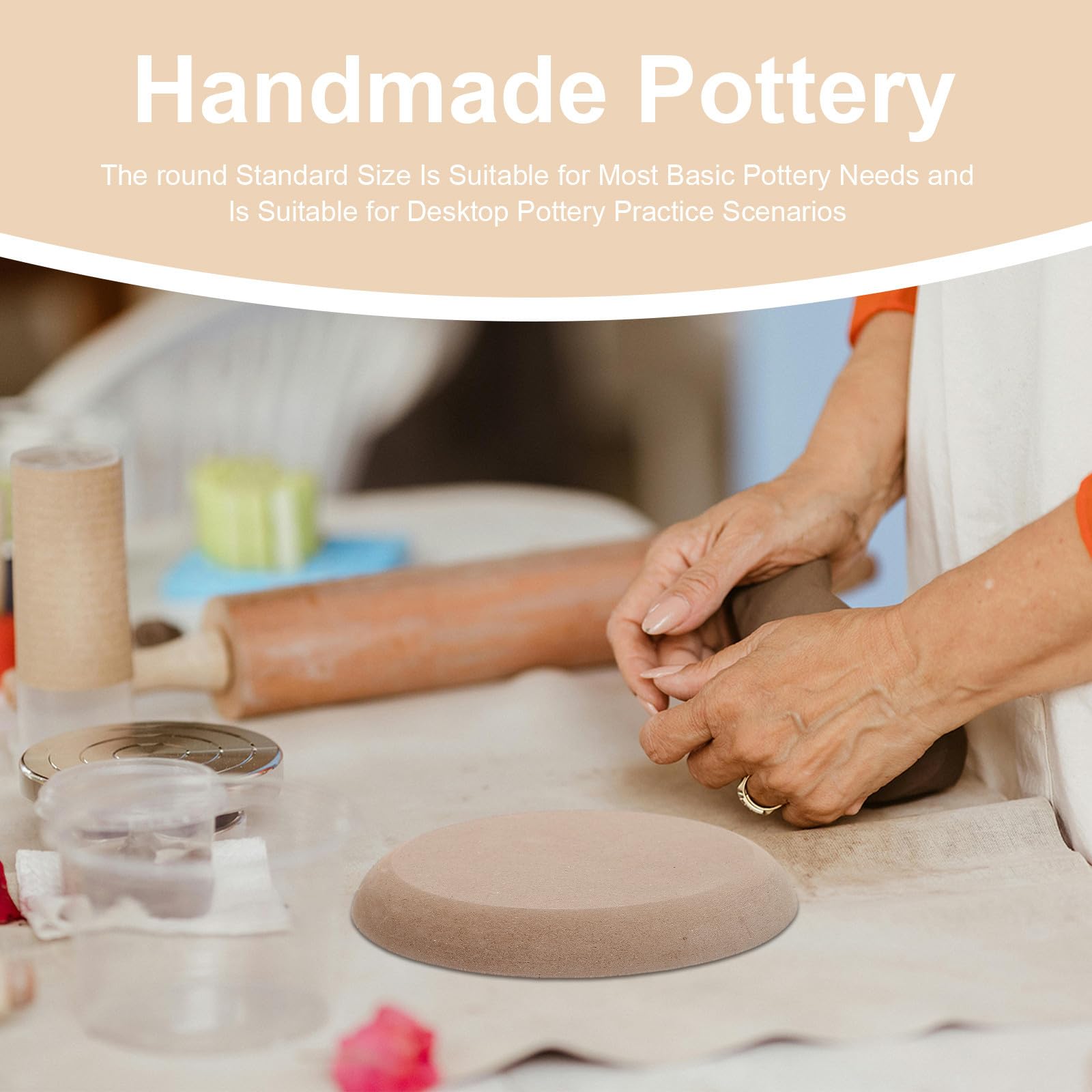 ibasenice 3 Sztuki Naczyń Ceramicznych Do Domowego Prasowania, Studio Rzemieślnicze, Naczynia Stołowe, Rękodzieło, Glina I Talerz, Łatwe Rzemiosło, Formowanie, Drewniane Formy Niedokończone