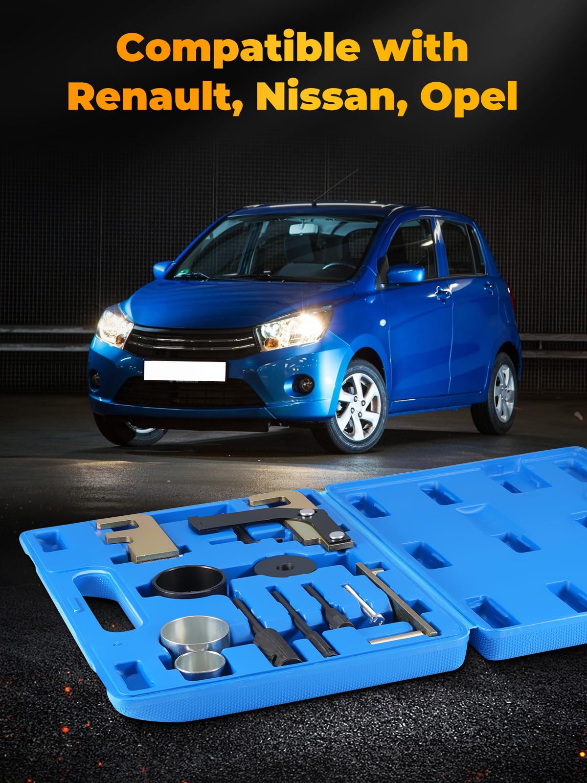 Motor Einstellwerkzeug, Zahnriemen Werkzeug Kompatibel mit Renault, Nissan, Opel Diesel 1,5, 1,9, 2,2, 2,5 DCI