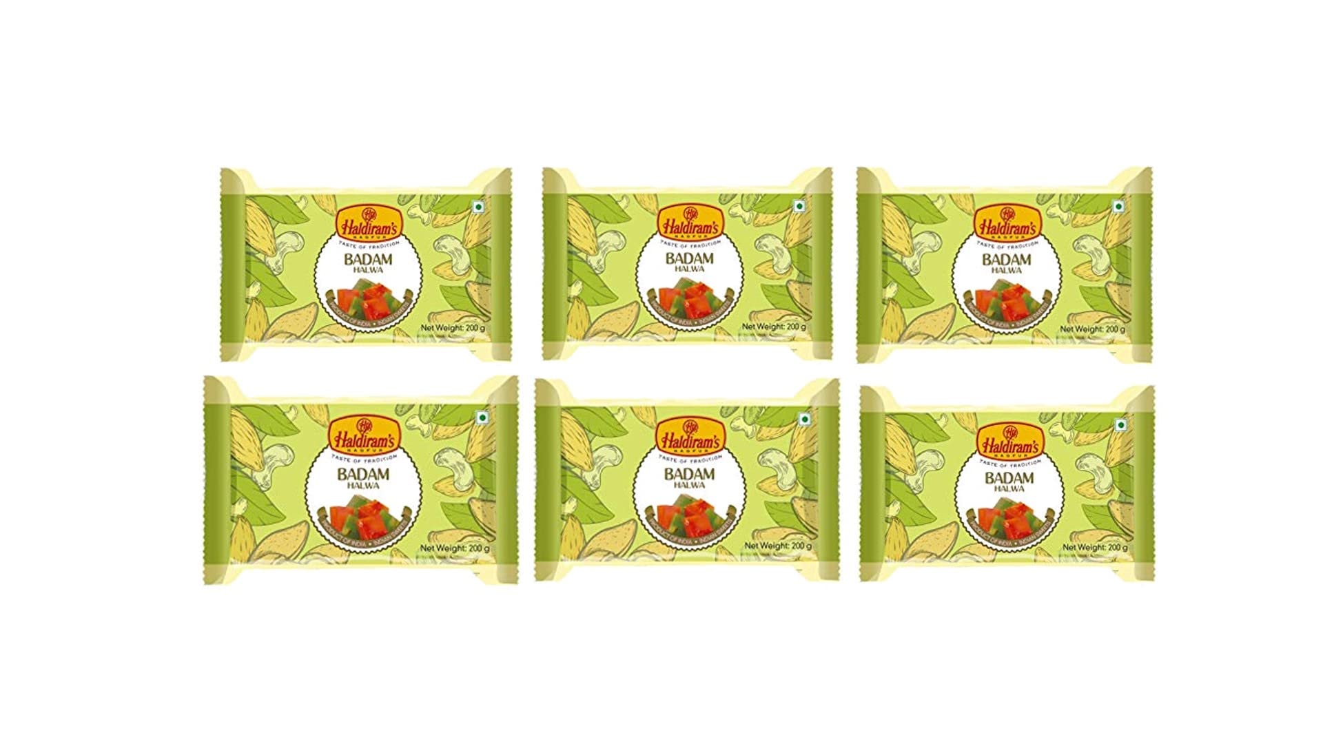 Haldirams Nagpur Badam Halwa (Pack Of 6), 1.2 Kg (B07H4G5XLY) Amazon Price History, Amazon Price Tracker