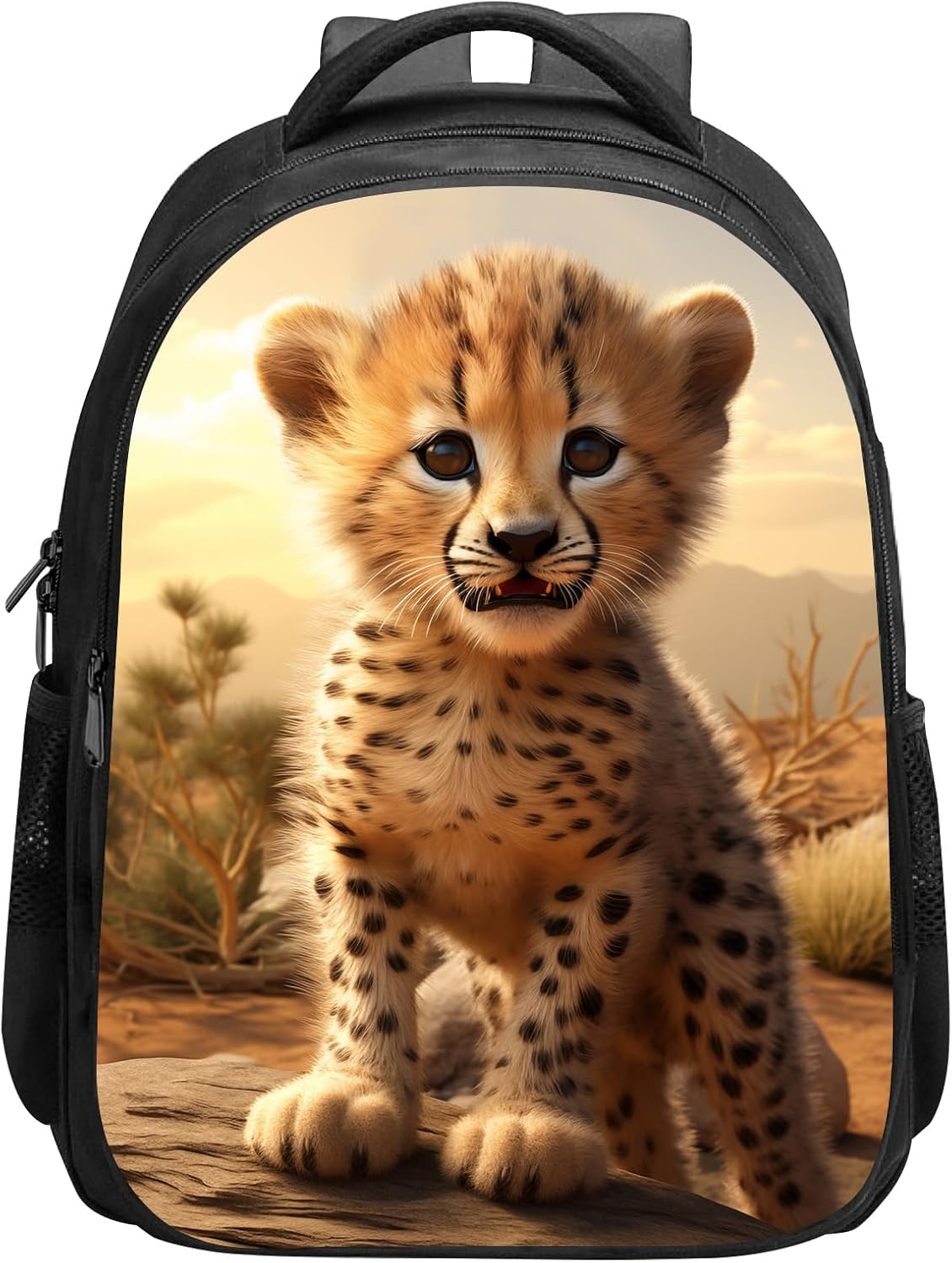 SARA NELL Cute Baby Panda School Backpack, Elementary Student Bookbag Stylish Daypack for Boys Girls, School Book Bags with Padded Straps, 15.7 Inches