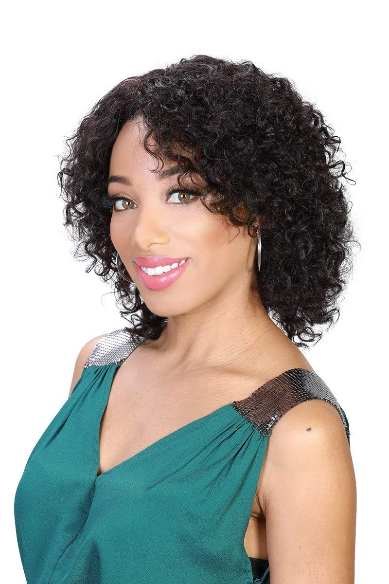 Amazon.com : Zury SiS Brazilian Human Hair Wet & Wavy Wig - HR ALO (1B Off  Black) : Beauty & Personal Care