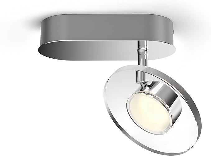 Philips Philips Myliving Spot Glisette Warm Glow Dim Effect 1 Vlam, Zilver