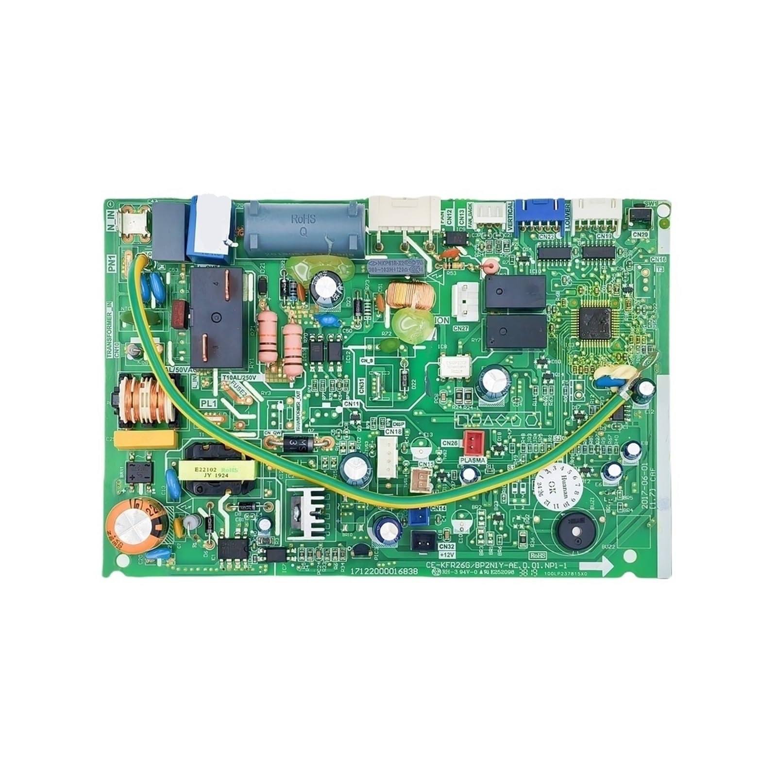 Air conditioner main board，Compatible For Midea，Air Conditioner Control Board CE-KFR26G/BP2N1Y-AE.D01.NP-1 Circuit PCB 17122000016838 Conditioning