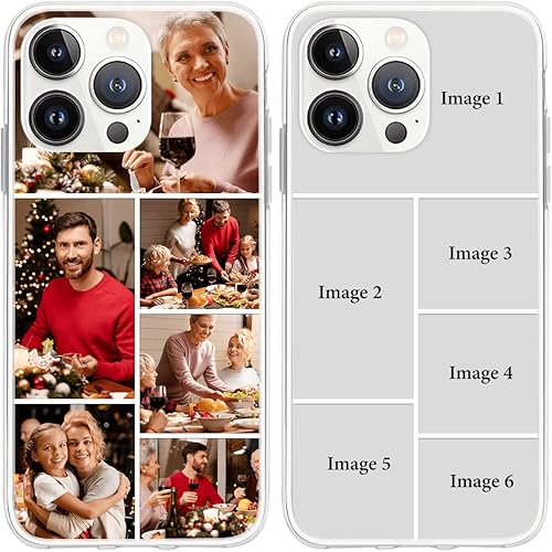 Fundas personalizadas para teléfono, fotos de Acción de Gracias, a prueba de golpes, funda transparente para papá, mamá, adolescentes, amigos, disponible en Yaxa Colombia