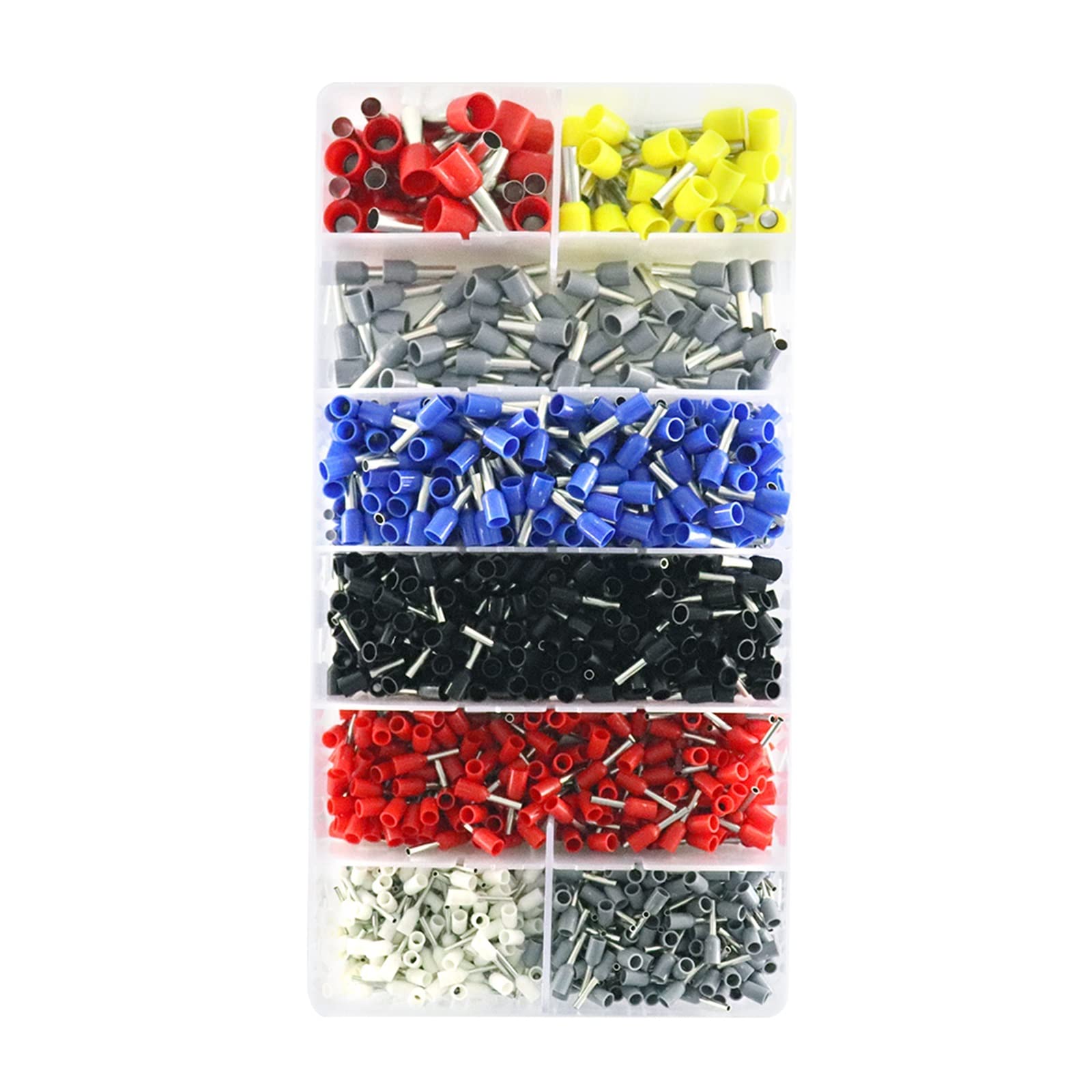 HSC8 6-4 0.25-10mm2 23-7AWG szczypce do zaciskania 1200 szt. Zaciski do rur typu igły Terminal zaciskane samonastawne narzędzie perfection (Color : Only pliers)