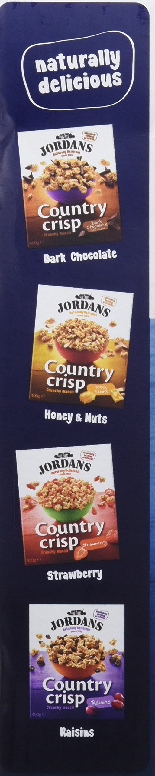 Jordans Cereales Frutos Secos - 400 gr - , Pack de 6