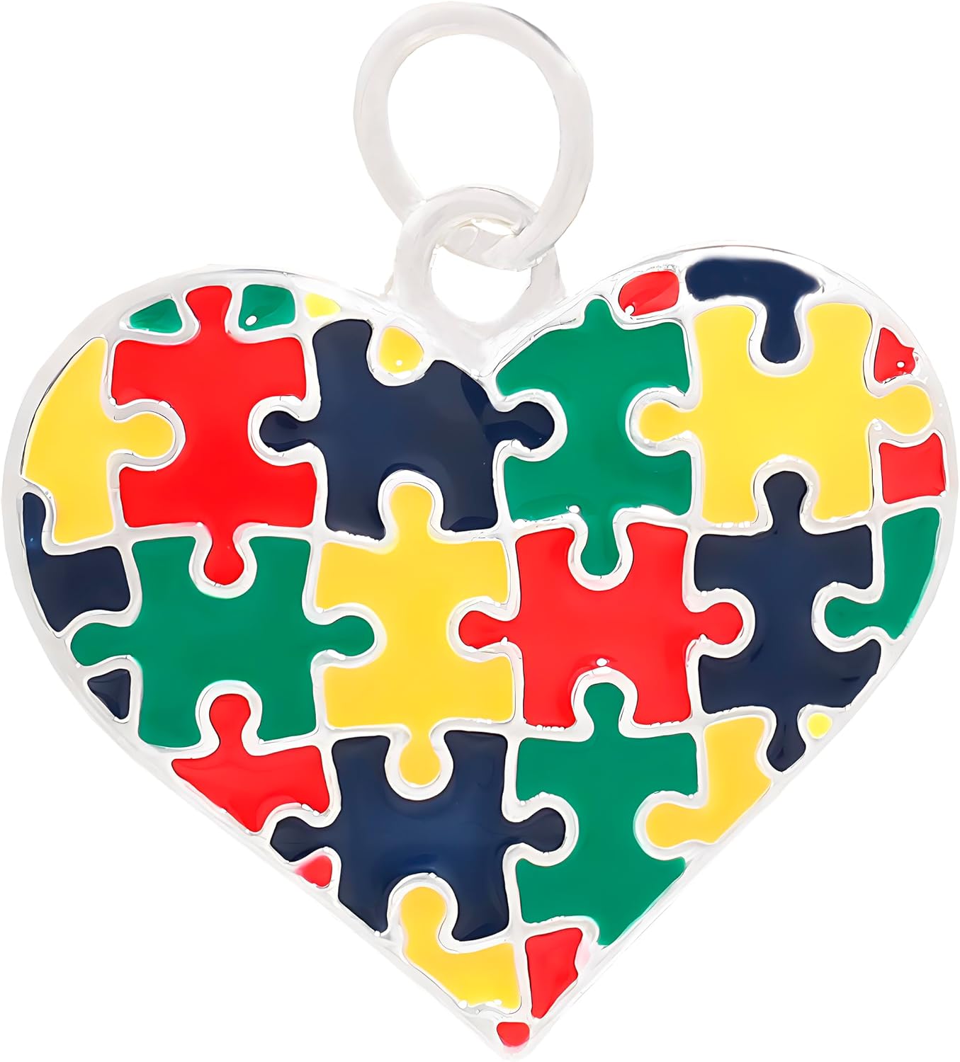 Unique Handmade Autism Awareness Charm - Ideal DIY Bracelet & Necklace Addition - Raise Awareness & Show Support - Ideal Gift for Autism Advocates