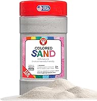 Vista 74 de Hygloss Products - Arena de juego de colores - Balde de arena de arte para manualidades de colores surtidos, naranja, 1 libra