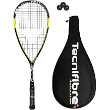 Tecnifibre Carboflex 125 Heritage Basaltex Squash Racket 1x Racket + 3 Pro Squash Balls