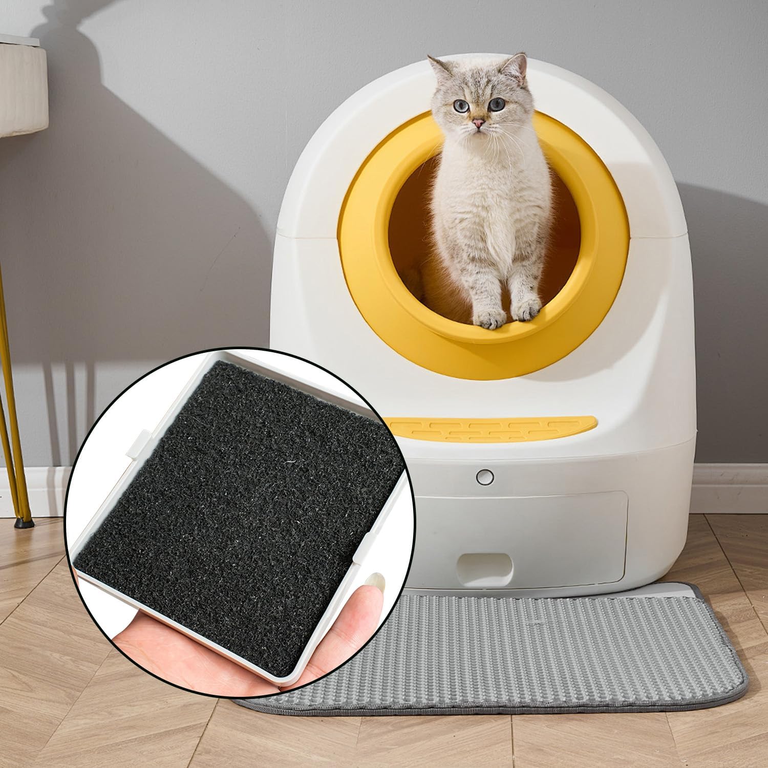 20 Pcs Activated Carbon Odour Filter, Cat Litter Box Activated Carbon Filters Compatible - Image 4