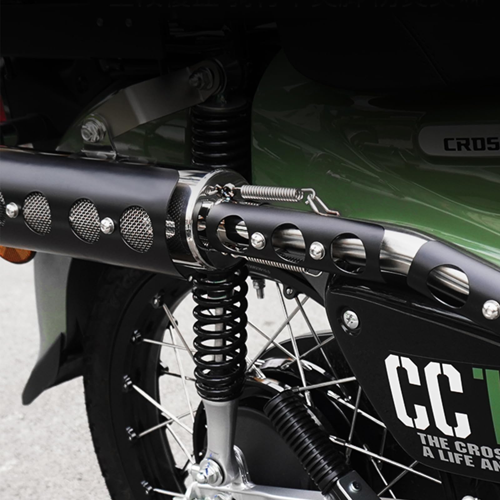 Amazon | HI-LINE フルエキゾースト マフラー 回れる クロスカブ110