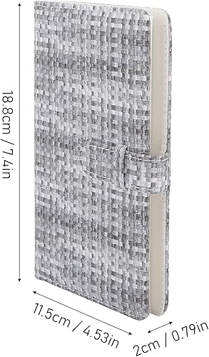 Miniatura 7 de Álbum de fotos, 3 pulgadas, 96 bolsillos, de gran capacidad, de piel sintética, protector de fotos, portátil, ligero, impermeable, álbum de fotos