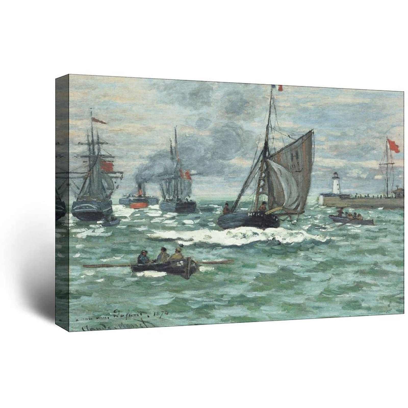 Amazon.co.jp: クロード・モネの絵画を完全収録。『オンフルールの
